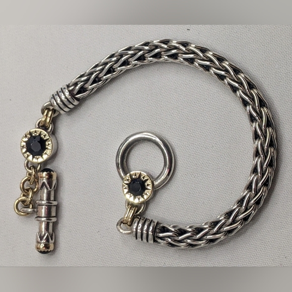 Sterling 14k David and Ronnie Bracelet - Picture 1 of 7